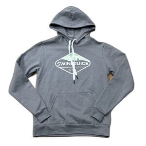 Swing Juice Hoodie Mens XS Gray Performance Golf Stretch Fleece Lined Sweatshirt